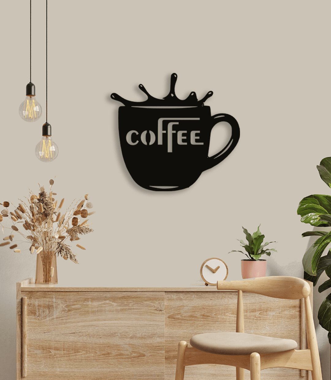 NR Dizayn | Coffee Decorative Metal Wall Art - TryAladdin