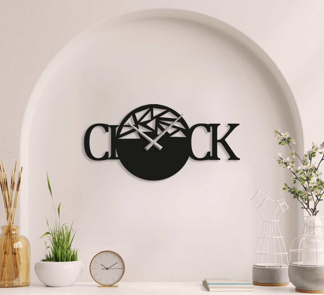 NR Dizayn | Decorative Metal Wall Clock - TryAladdin