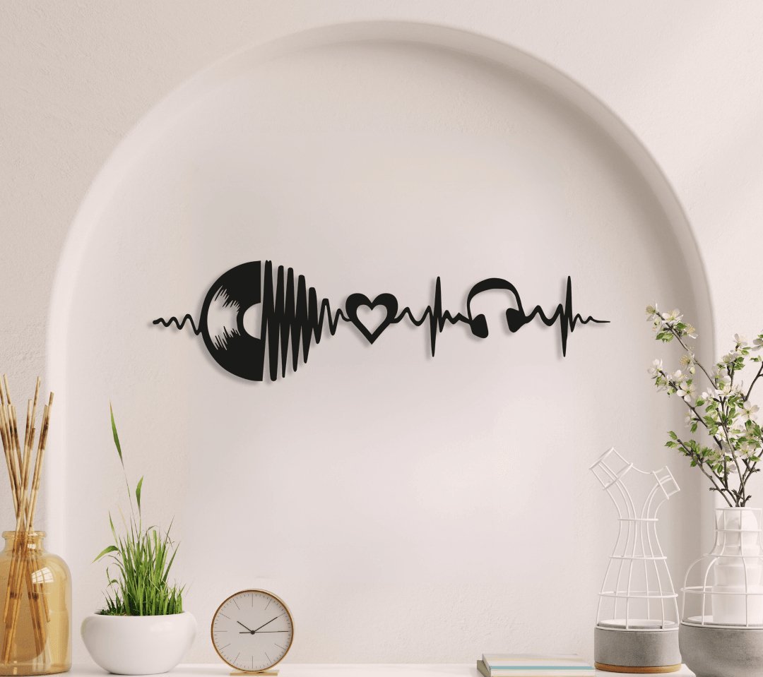 NR Dizayn | Music Rhythm Decorative Metal Wall Art - TryAladdin