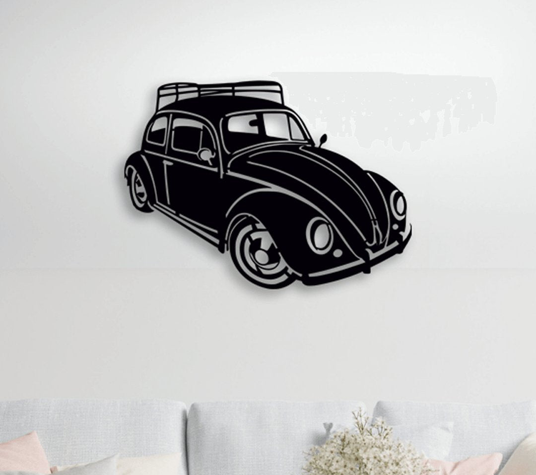 NR Dizayn | Woswos Car Decorative Metal Wall Art - TryAladdin