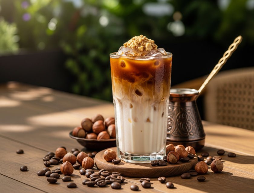 The Ultimate Iced Hazelnut "Dibek" Coffee Recipe - Aladdin