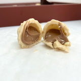 Ema Chocolate Milk and White Chocolate Truffles with Hazelnut Cream Filled- Merry Christmas Box - 250g