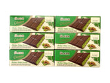 Ulker Dubai Chocolate bar with Antep pistachio cream and visible crunchy kadaif pieces.