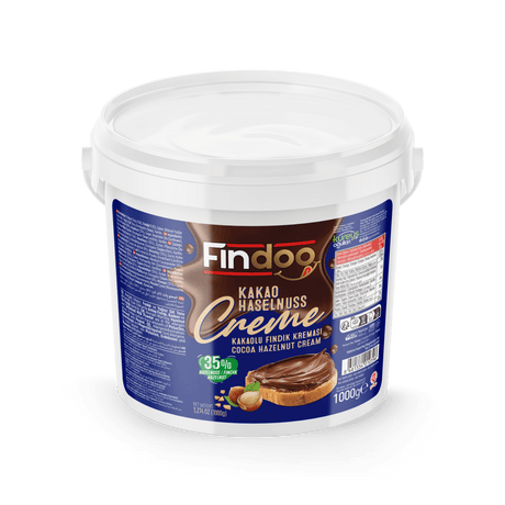Celebiogullari Premium Cocoa Hazelnut Cream (35% Hazelnut) - 500g, 1kg & 5kg Buckets - TryAladdin
