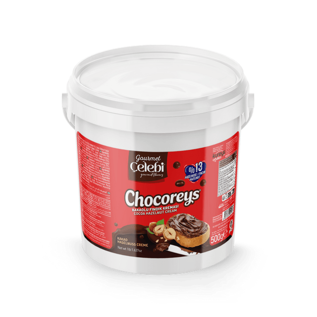 Celebiogullari Professional Cocoa Hazelnut Cream (13% Hazelnut) - 500g, 1kg & 5kg Buckets - TryAladdin