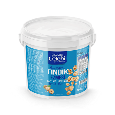 Celebiogullari Professional Hazelnut Spread (50% Hazelnut) - 500g, 1kg & 5kg Buckets - TryAladdin