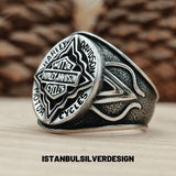 Harley Davidson 925K Sterling Silver Ring - TryAladdin