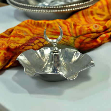 Lavina | Copper Sugar/Candy Bowl Silver Color (9 cm) - TryAladdin