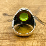 Men's Green Topaz Ring - TryAladdin