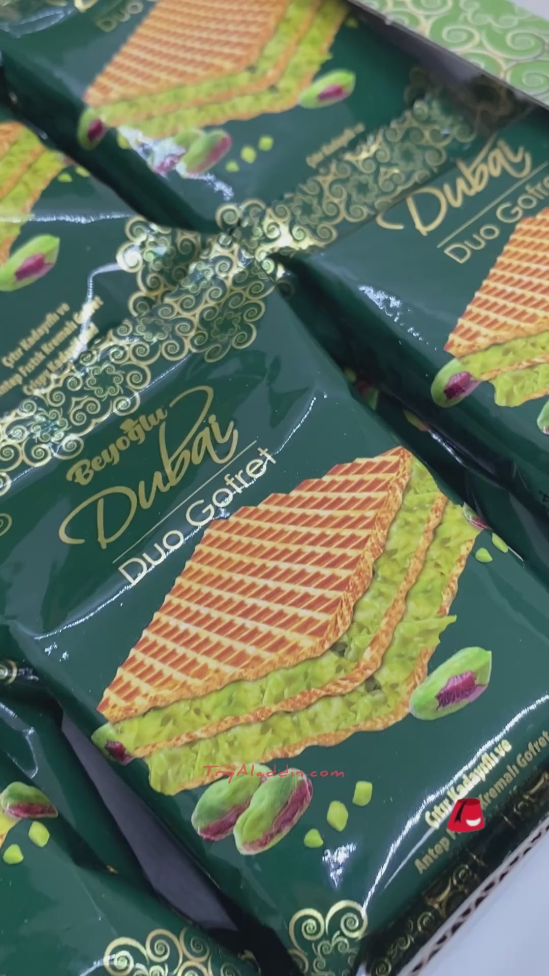 Beyoglu | Dubai Duo Wafer (Pistachio and Kadayif Cream Filled) - 36g