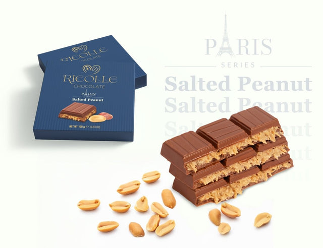 Ricolle Chocolate with Salted Peanut and Kadayif - Paris Series - TryAladdin