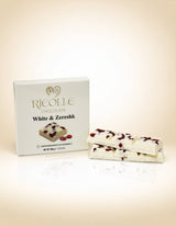 Ricolle White Chocolate with Zereshk Grape - 100gr - TryAladdin