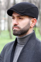 Taki | Cashmere English Beanie - Men's Flat Duck Model Hat - TryAladdin