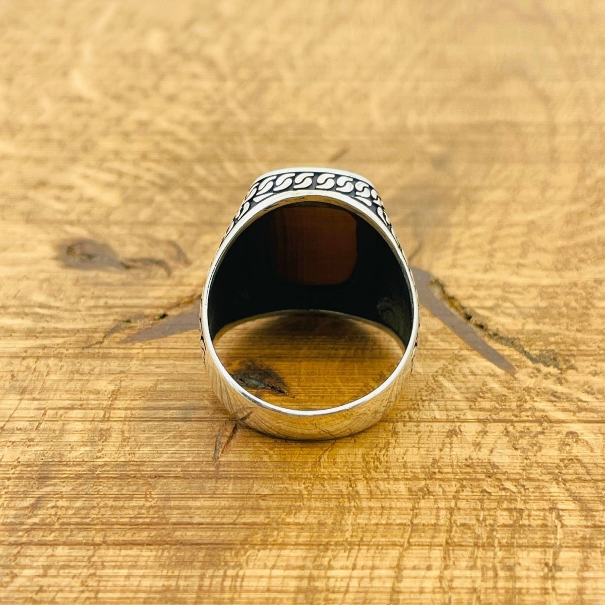 Tiger's Eye Silver Ring - TryAladdin