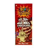 Vezir Lbumi de Crunchy Collectible Mystery Chocolate - Milk, White & Rice Crispy - 28g - TryAladdin