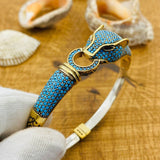 Women's Adjustable Turquoise Tiger Bracelet - TryAladdin