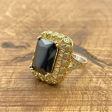 Women's Black Onyx Silver Ring - TryAladdin