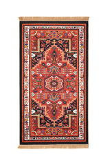 Bursa Ipek | Black Velvet Carpet Prayer Rug - TryAladdin