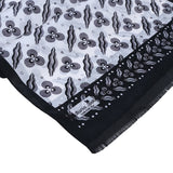 Cintemani Breathable Silk Scarf in Black Color - TryAladdin