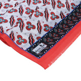 Cintemani Breathable Silk Scarf in Vibrant Red Color - TryAladdin