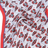 Cintemani Breathable Silk Scarf in Vibrant Red Color - TryAladdin