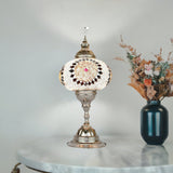HND Handicraft | Handmade Multi Color Turkish Moroccan Mosaic Lamp - TryAladdin