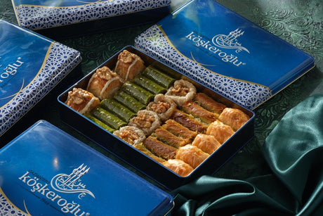 Koskeroglu | Premium Assorted Baklava with Gift Metal Box - TryAladdin