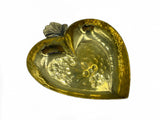 Lavina | Copper Heart Shaped Bowl Gold Color (13 cm) - TryAladdin