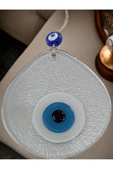 Blue Event Beaded Silver Gray Color Drop Pattern Handmade Wall Ornament - TryAladdin