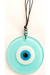 Turquoise Color Nazar Beaded Handmade Wall Ornament - TryAladdin
