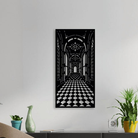 NR Dizayn | 3 - Dimensional Hallway Decorative Metal Wall Art - TryAladdin