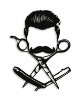NR Dizayn | Barber Decorative Metal Wall Art - TryAladdin