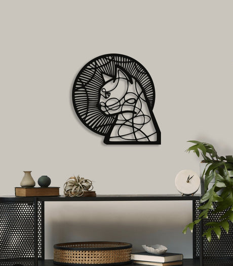 NR Dizayn | Cat Decorative Metal Wall Art - TryAladdin