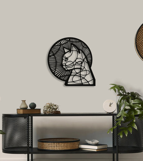 NR Dizayn | Cat Decorative Metal Wall Art - TryAladdin