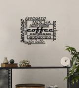 NR Dizayn | Coffee Decorative Metal Wall Art - TryAladdin