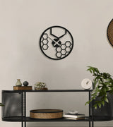 NR Dizayn | Hexagonal Decorative Metal Clock - TryAladdin