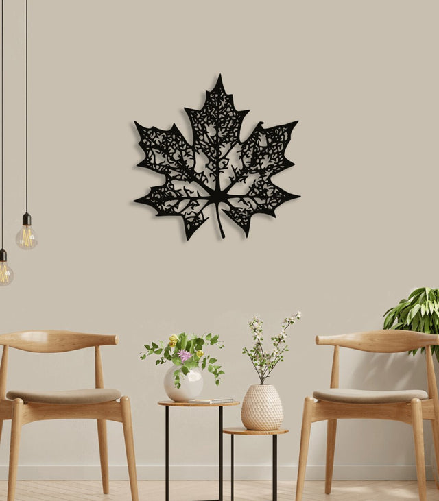 NR Dizayn | Leaf Decorative Metal Wall Art - TryAladdin