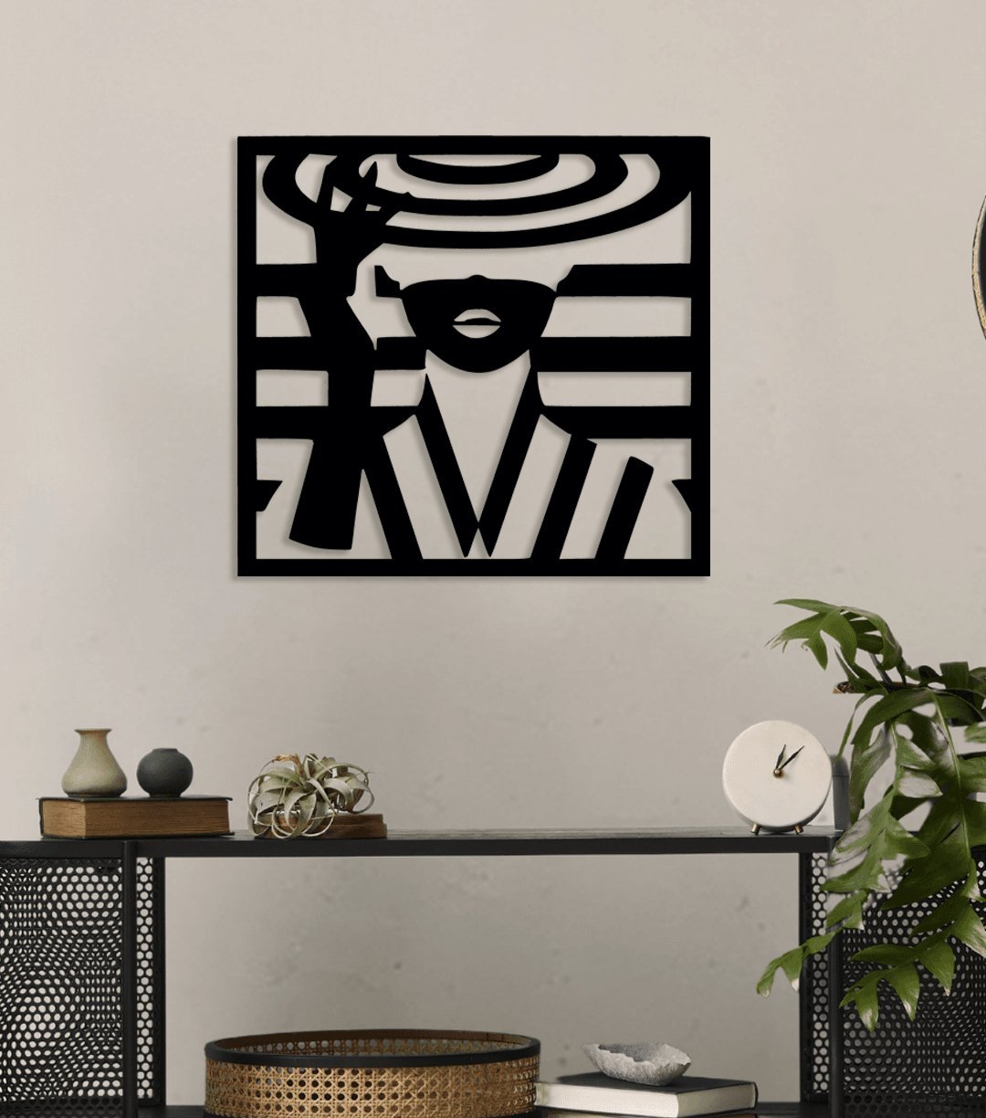 NR Dizayn | Matmazel Decorative Metal Wall Art - TryAladdin