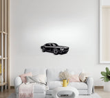 NR Dizayn | Mustang Car Side View Decorative Metal Wall Art - TryAladdin