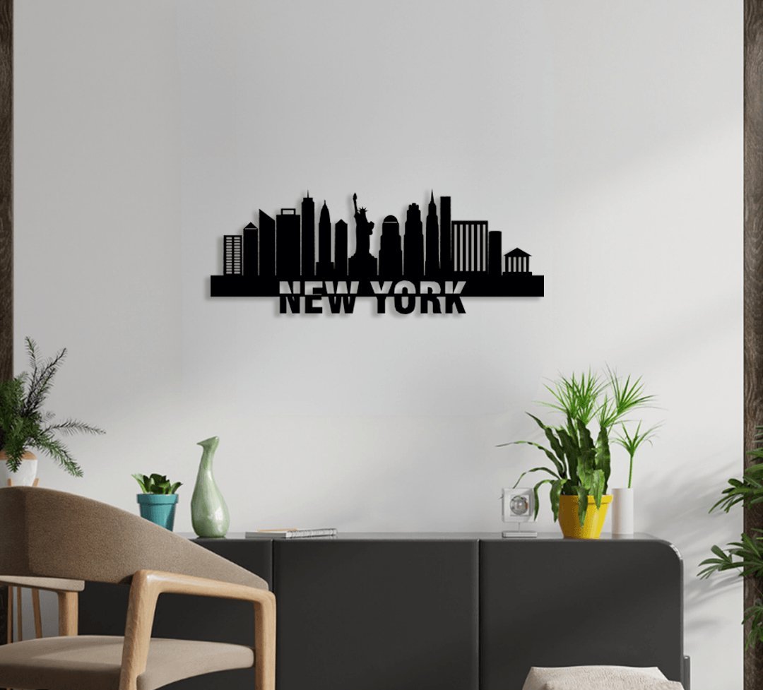 NR Dizayn | New York Decorative Metal Wall Art - TryAladdin