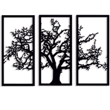 NR Dizayn | Oak Wood Decorative Metal Wall Art - TryAladdin