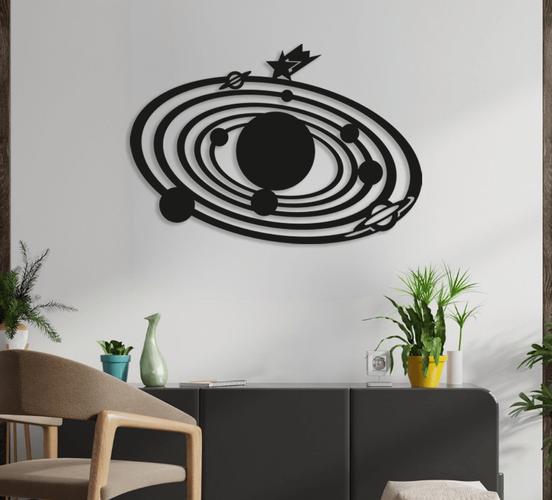 NR Dizayn | Space Decorative Metal Wall Art - TryAladdin