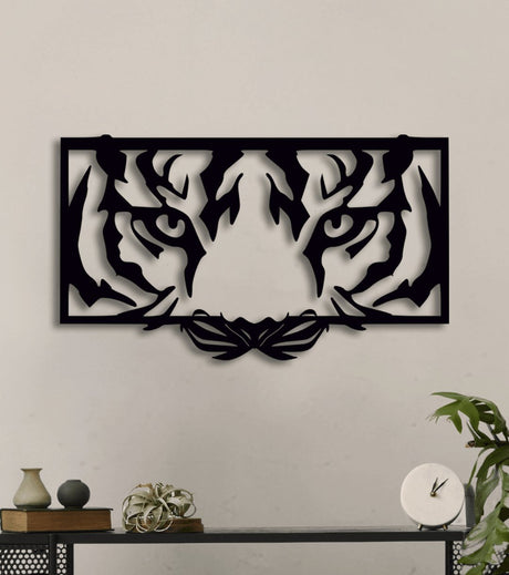 NR Dizayn | Tiger Themed Decorative Metal Wall Art - TryAladdin