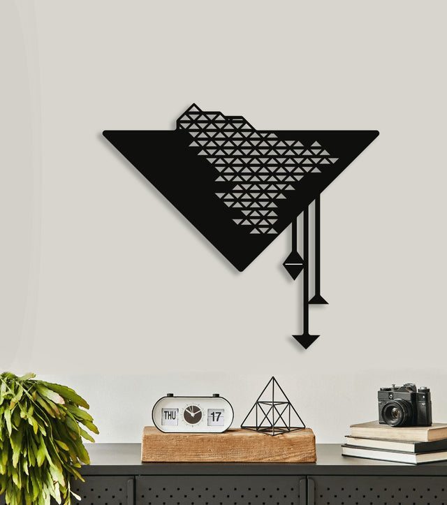 NR Dizayn | Triangle Decorative Metal Wall Art - TryAladdin