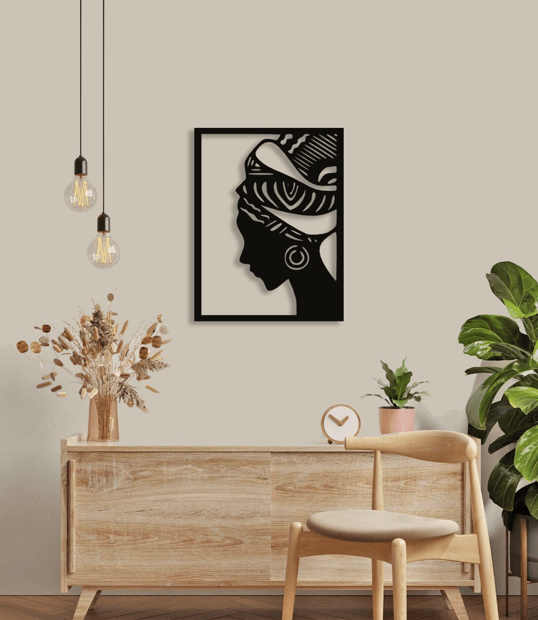 NR Dizayn | Women Decorative Metal Wall Art - TryAladdin