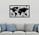 NR Dizayn | World Map Decorative Metal Wall Art - TryAladdin