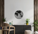 NR Dizayn | World Map Globe Decorative Metal Wall Art - TryAladdin
