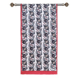 Sirali Lale Breathable Silk Scarf in Blood Red Color - TryAladdin