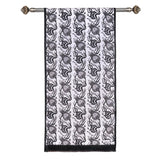 Sirali Lale Breathable Silk Scarf in Charcoal Color - TryAladdin