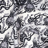 Sirali Lale Breathable Silk Scarf in Charcoal Color - TryAladdin